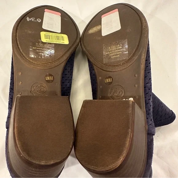 Lucky Brand Womens Baley Navy Suede Booties Shoes 8.5 Medium - Picture 10 of 12